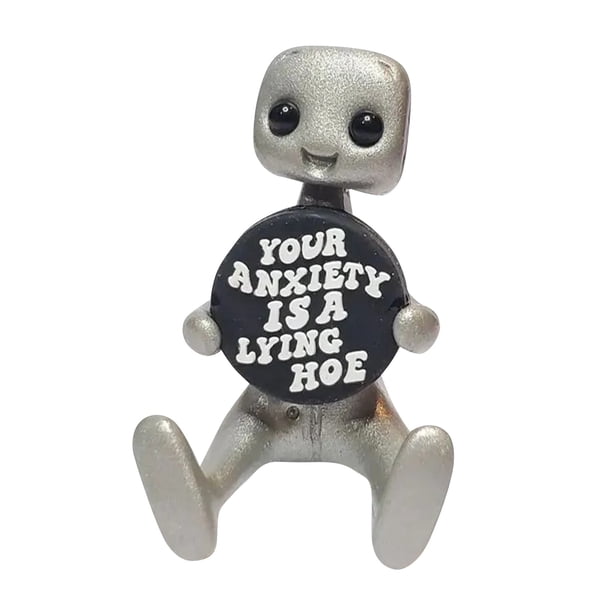 Robot Figurine Resin Art Toy Kawaii Desk Decor,Interesting Decoration, Suitable For Desk