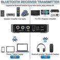 thumbnail image 3 of Bluetooth 5.0 Receiver Transmitter FM Stereo AUX 3.5mm Jack RCA Wireless NFC Bluetooth Audio Adapter for TV PC Headphone, 3 of 5
