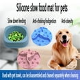 thumbnail image 2 of Slow Feeder Lick Mat for Dogs & Cats,Non-Slip Suction Base,Food-Grade Silicone Use with A Pet Bowl,Easy to Clean, 3-Zone Design, 2 of 6