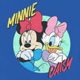 thumbnail image 2 of Toddler's Mickey & Friends Distressed Daisy and Minnie Graphic Tee Royal Blue 4T, 2 of 3