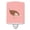Pink Check, variant on Jersey Buff Turkey Hen Pink Check Ceramic Night Light