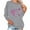 Gray, variant on Honeeladyy Womens Breast Cancer Awareness Sweatshirts, Ladies Ribbon Print Pullover, Long Sleeve Casual Crewneck Hoodless Tops #Rr-Gray-M