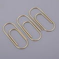 thumbnail image 4 of Yunhgft 20Pack/set Large Metal Paper Clips Jumbo Bookmark Stationery Paperclips gold, 4 of 9