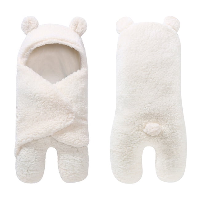 Saco de dormir de felpa para recién nacidos, manta para bebés, manta para dormir, mantas de felpa para recién nacidos, manta de felpa para envolver al bebé, máxima confiabilidad