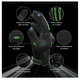 thumbnail image 3 of Guantes Proteccion Pantalla  Bloosom Táctil De Dedo Para Motocicleta Verde M, 3 of 4