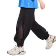 thumbnail image 1 of Boys Athletic Jogger Pants With Side Mesh For Active Kids Comfortable Elastic Cuffed Trousers For Daily Wear Pants, 1 of 5