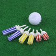 thumbnail image 2 of 5 piezas de tees de golf de baja resistencia para apuñalar sin esfuerzo, accesorio con cabezal de cerdas para campo de prácticas, kit de tees de golf para entrenamiento, amarillo, 2 of 3