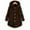 Coffee, variant on Summer Saving Clearance AXXD Winter Jackets For Women,Women Plus Size Button Plush Tops Hooded Loose Cardigan Wool Coat Winter Jacket