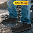 thumbnail image 6 of Fidabo Slip On Steel Toe Shoes Men Puncture Proof Indestructible Steel Toe Work Shoes Lounging Walking Sneakers Steel Toe Loafers, 6 of 6
