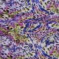 thumbnail image 2 of Zelouf Tropical Animal Print On High Multi Chiffon  , Sewing, DIY, Crafts Fabric by the Yard, Purpl/fuchs/lim, 10 Yard, 2 of 2