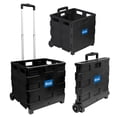 thumbnail image 2 of BAZIC Foldable Rolling Cart 16"x18"x15", 70 Lbs Capacity, 3-Pack, 2 of 7