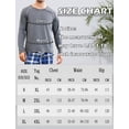 thumbnail image 7 of Aivtalk Pajama Sets for Men Long Sleeve 2 Piece Sleepwear Loungewear PJ Plaid Pants Lightweight Soft Shirts Top XL, 7 of 7