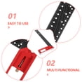 thumbnail image 3 of GOOHOCHY Woodworking Ruler Aluminium Alloy Professional Woodworkers 1Pack, 3 of 8