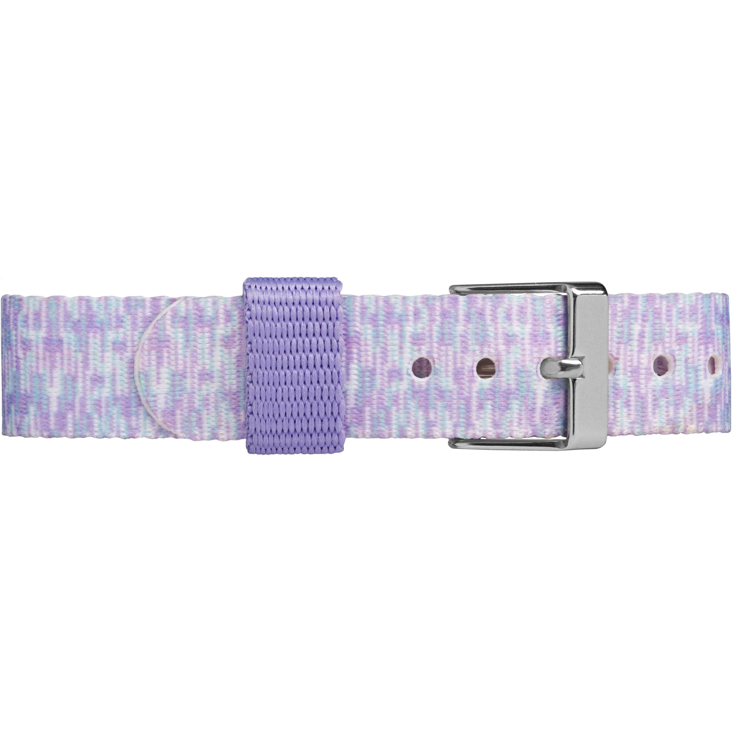 Timex Girls' Time Machines Analog Resin Watch, Purple/White Sport Elastic Fabric Strap
