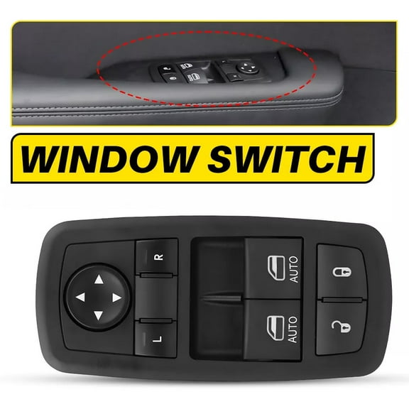 Front Left Master Power Window Switch 68183752AE For Dodge Challenger 2015-2022