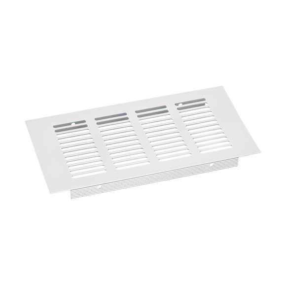Unique Bargains Air Vents Cover, 1Pcs 200 x 100mm Aluminum Alloy Mesh Air Return Vent Cover, Louvered Ventilation Grille (Silver)