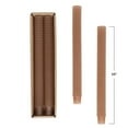 thumbnail image 4 of Creative Co-Op Unscented Hobnail Taper Candles in Box, Set of 2, Cappuccino, 4 of 4