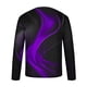 thumbnail image 5 of Blusas y camisas de manga larga con cuello redondo para hombre, blusa informal de manga larga con cuello redondo y estampado., 5 of 5