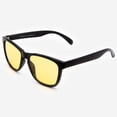 thumbnail image 2 of Night Vision Glasses Anti Glare Night Driving Glasses Yellow Tinted Sunglasses for Men and Women with HD Yellow Glasses for Night Driving Sun Glasses Retro Classic Turin in Black, 2 of 10