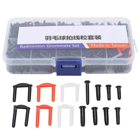 

ESTINK Badminton Grommets Tool Badminton Accessory Powerti Badminton Grommets Set With Racquet Eyelets Bucket String Protector Stringing Tools