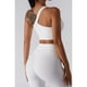thumbnail image 3 of Pantalones Cortos De Sujetador Deportivo, Conjunto De Entrenamiento De Ajuste De Vientre De Color Puro Elástico Para Bailar Para Mujeres ANGGREK Otros, 3 of 6