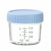 ACDANC Glass Salad Dressing Container Leakproof 2 Oz Small Condiment Cups for Lunch Box Dipping Sauce with Lids Reusable Jam Bottle Housewarming Gifts