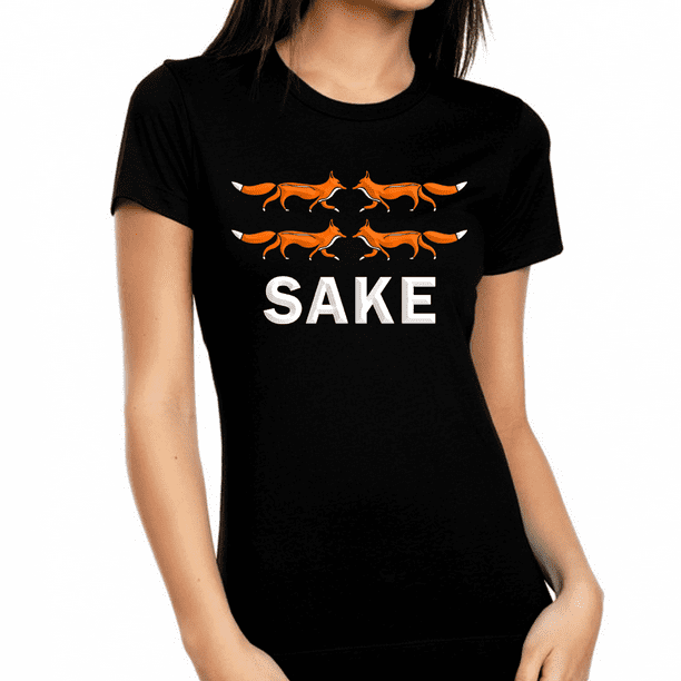 Fire Fit Designs For Fox Sake Shirt Womens Funny Shirts for Women Adult Sarcastic Humor