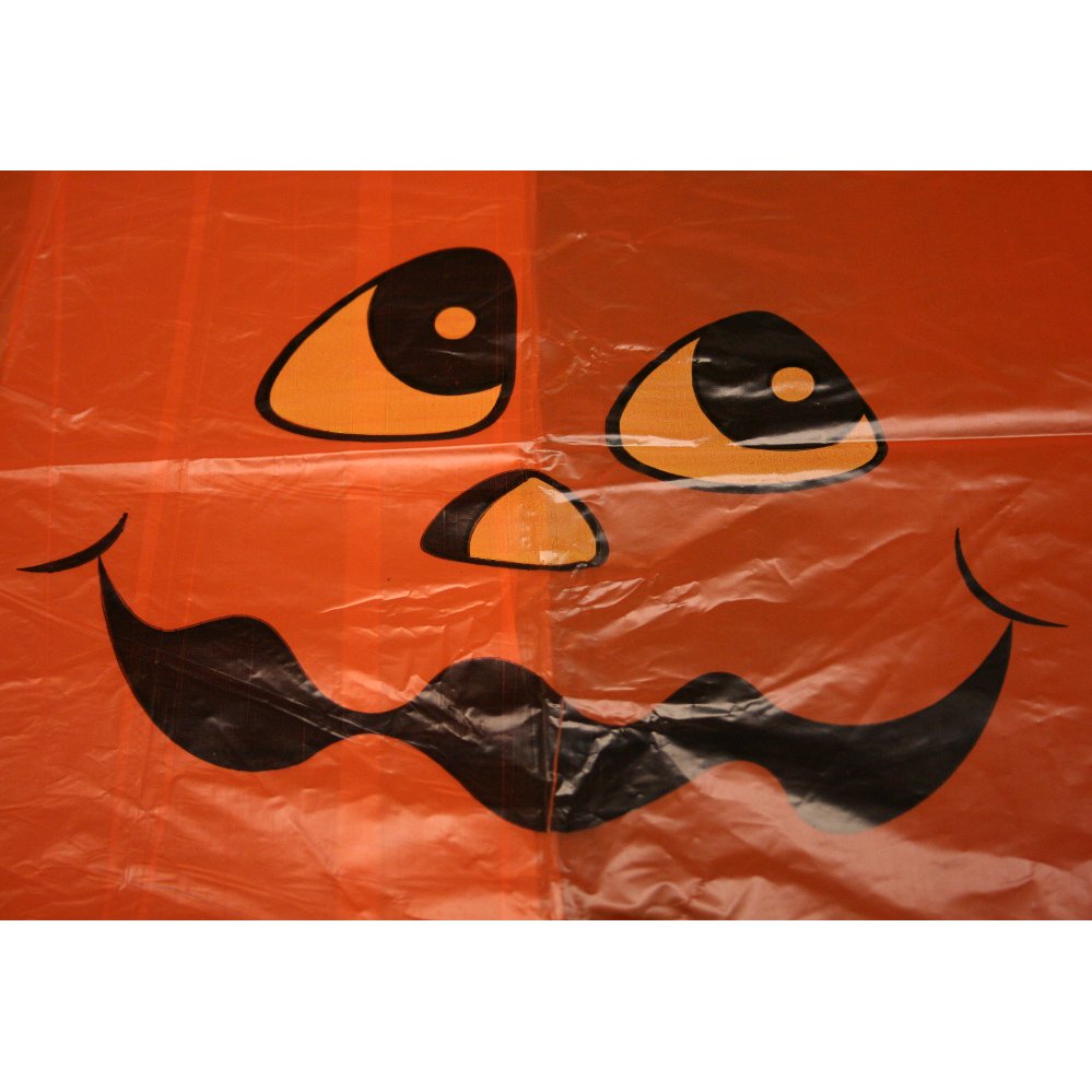 Pumpkin Shaped Leaves Trash Bags Package Of 3