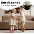 thumbnail image 3 of Mocasines para bebés y niñas, suela suave, zapos de piel para bebé, zapos antideslizantes para cuna para niños pequeños, 3 of 5