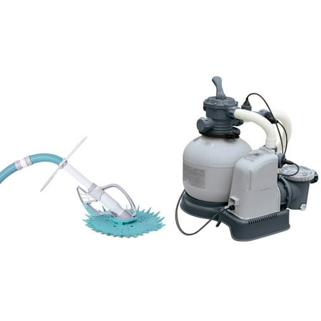 Intex 2650 GPH Saltwater System & Sand Filter Pump Set with Kokido Butterfly