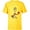 Yellow, variant on Disney Pixar Toy Story 4 Forky Waves Hi T-Shirt - Short Sleeve T-Shirt for Kids - Customized-White
