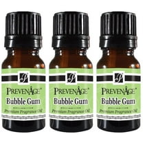 Bubblegum Fragrance Oil Pack of 3 Aromatic Premium Grade Scented Perfume Oil 10 mL / .33 Oz by Prevenage - Set of 3