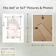 thumbnail image 3 of Langdon House 5x7 White Picture Frames W/ Mats, 5 PK, Estate Tabletop Picture Frames, 3 of 6