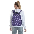 thumbnail image 7 of Honeii Astronaut Rabbit Print Lightweight Backpacks,Carry on Backpack,Durable Backpack for School, Work & Travel, 7 of 7