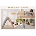 thumbnail image 5 of Asgosdo Sweatpants for Women Wide Leg Baggy Fleece Lined Drawstring High Waisted Casual Workout Pants Fall Lounge Pants with Pockets, 5 of 8