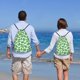 thumbnail image 5 of Fotbe Green Leaves Bolsa Mochila con Cordón Estampada, Bolsa de Gimnasio Deportiva, Bolsa Cinch, Bolsa con Cordón para Hombres y Mujeres-Small, 5 of 6
