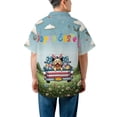 thumbnail image 5 of Happy Easter Goldendoodle American Flag Truck Bunny Ears Hawaiian Shirt Breathable Summer Unisex Merch Doodle Dog Lover Gifts Idea - 03001, 5 of 6