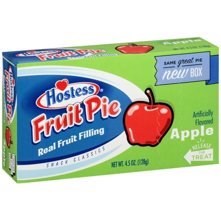 HOSTESS PIE APPLE - 1 ct. of BOX/8 (Best Ice Box Pies)