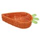 thumbnail image 5 of Cesta de ratán Woven Pascua Cesta de almacenamiento de pan rústico imitación de ratán Rattan Rattan Almacenamiento de vegetales Canasta para servir Gran 32x23x7.5cm, 5 of 8