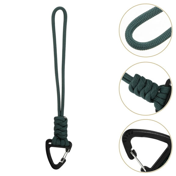 PTOOTP Dark Green Rope Keychain Lanyard for Phone, and Stylish, 1 Set