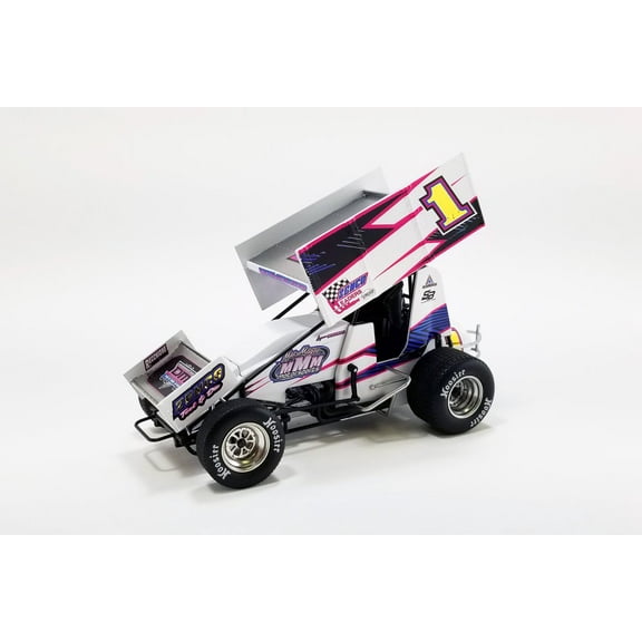 Winged Sprint Car, #1 Logan Wagner - Acme A1822017 - 1/18 Scale Diecast Model Toy Car