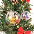 thumbnail image 5 of Himaly Fillable Clear Christmas Ornaments Ball, 20 Pcs 2 Inch (50mm) Empty Plastic Ball for DIY Crafts, Wedding, Party Decorations, 5 of 7