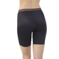 thumbnail image 3 of Women's Vassarette 12385 Invisibly Smooth Slip Short (Black Sable 2X), 3 of 4