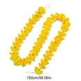 thumbnail image 3 of Marigold Flower Strings for Day of the Dead Decorations Traditional Chrysanthemum Simulated Flowers Festival Garlands for Altars Tabletops and Door Frames 59.06x2.76x2.76 inches, 3 of 5