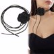 thumbnail image 1 of Guardurnaity Gargantilla de flores negras elegante y de moda para mujer Gargantilla larga gótica de terciopelo rosa para mujer Ropa, zapatos y accesorios Miscelánea Rojo, 1 of 6