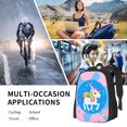 thumbnail image 6 of DouZhe Lightweight Backpack, Cute Cartoon Sparkle Stars Unicorn Prints Travel Outdoor Hiking Bag School Bookbag Casual Daypack Backpacks for Women Men, 6 of 7