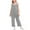 01#Grey, variant on Girls Casual Sleeveless Jumpsuits Spaghetti Strap Loose Overalls Rompers Long Pants With Pocket Summer Clothes