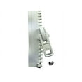 thumbnail image 5 of EZ-Xtend Lenzip #10 Separating Zipper for Canvas - Heavy Duty Cut to Length with Double Metal Locking Zipper Pull - Includes 2 Stainless Steel Zipper Bottom Stops (White, 60"), 5 of 8