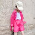 thumbnail image 2 of Sngxgn Toddler Baby Girl Clothes Outfits Solid Long Sleeve Sweatshirt Tops + Pants Set(Pink,140), 2 of 4