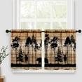 thumbnail image 3 of Rustic Deer Valance Curtains for Kitchen,Farmhouse Hunting Elk Country Camouflage Forest Woodland Wildlife Bear Elk Cabin Lodge Window Treatments for Bedroom Living Room 1 Piece,54x18 Inch, 3 of 4